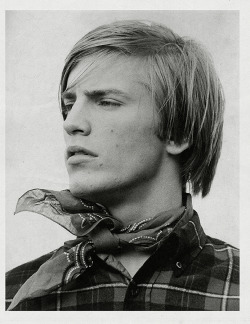 theaterforthepoor:  Joe Dallesandro by Paul Morrissey in Andy Warhol's &quot;Lonesome Cowboys&quot; / 1968