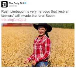 thetrippytrip:  reblog if you want lesbian farmers to invade the rural south   