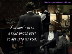 &ldquo;You don&rsquo;t need a fake drugs bust to get into my flat.&rdquo;
