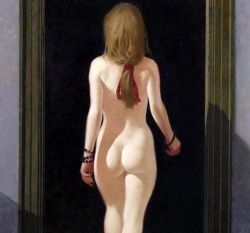 mercuruniverse:  lanangon:  elpasha71: Walking Nude II by John Neil Rodger (1941, South African)  John Neil Rodger (1941-2013), South African painter.  See his biography here: http://www.neilrodger.co.za/?m=1&amp;idkey=530 