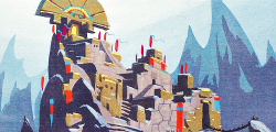 fantasia1940: Amazing concept art for The Emperor’s New Groove 