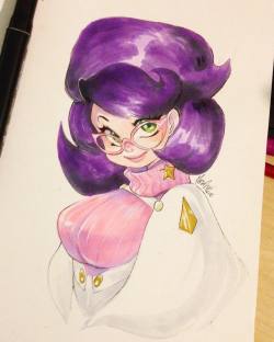 mirkand:  I can’t resist, this character is soooo cute, need to do a little portait with markers! #pokemon #wicke #pokemonwicke #touchthree #markers #curvy #cute #character #wickepokemon #mirkand #pokemonsun #pokemonmoon