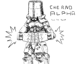 Cherno Alpha as a human tank with a beard