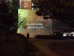 ablacknation:Kevin Davis. On December 29, 2014 Kevin Davis was living in a one bedroom apartment with his girlfriend of several years where they allowed a co-worker to stay with them. On the evening of December 29th, his co-worker and girlfriend began