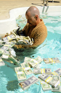 bobbojohn:  Literally swimming in the money