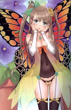 tony taka cameltoe cleavage pantsu possible duplicate see through stockings thighhighs wings | #337672 | yande.re