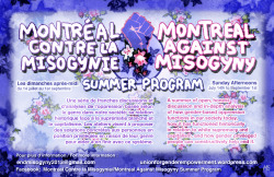 I Made A Poster For This  Montreal Against Misogyny Project. I Would Like To Make