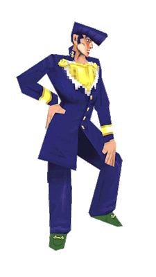 multitrip:  an old retro josuke i did months ago, in an quick rig and pose  This is cool as fuck