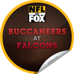      I just unlocked the NFL on Fox 2013: Tampa Bay Buccaneers @ Atlanta Falcons sticker on GetGlue                      1173 others have also unlocked the NFL on Fox 2013: Tampa Bay Buccaneers @ Atlanta Falcons sticker on GetGlue.com                