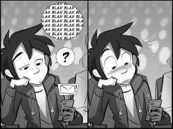 cheesecakes-by-lynx:  Commission piece for @zoopbooploop.  A little comic featuring Hiro Hamada and Gogo Tomago.   Im on my way! &gt; .&lt;
