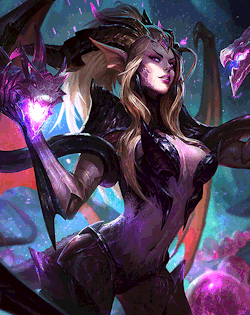 aurelinsol:   “My prey thinks itself clever.”     Dragon Sorceress Zyra   