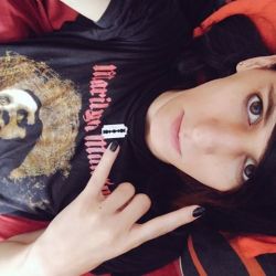 Emo shit at 1pm good morning xd Yes i sleep with Manson tshirt on because sweet dreams are made of these xd fuck this day i dont want get up #emo #emotrap #trap #tgirl #transgirl #transsexual #rawr #emogurl #emogirl #marilynmanson #sleepy #morning