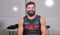 roscoe66:  Josh Mansour of the Penrith Panthers shaves off his beard for charity. (His nickname  intriguingly   is ‘‘Sauce’‘)