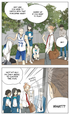 Update from Tan Jiu “basketball court”, translated by Yaoi-BLCD. Their Story Character GuidePreviously: /1/ /2/ /3/ /4/ /5/ /6/ /7/ / 8/ /9/ /10/ /11/ /12/ /13/ /14/ /15/ /16, 17, 18/ /19/ /20/ /21/ /22/ /23/ /24, 25/ /26/ /27/ /28/ /29/ /30/ /31/