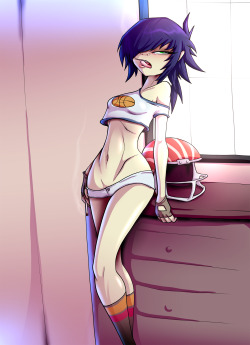 cicada-killer:  Noodle drawing I just did, cause she is cute! o.o