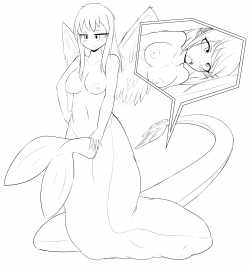 Patreon Sketch 5/7Mae&rsquo;s sketch for this month was the hypothetical scenario: &ldquo;what if Mae  was a naga?&rdquo; Eir definitely seems unhappy with the results.Links: - Patreon - Ekaâ€™s Portal - SFW Art