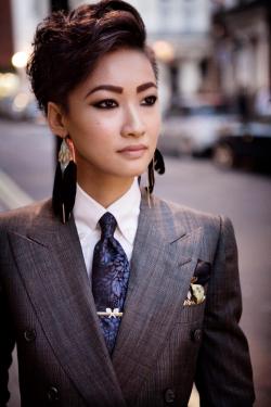 scumbugg:   laffyssapphie:  meyong:  Ladies &amp; Gentlemen… Madame Esther Quek, Group Fashion Director of The Rake and Revolution magazines (Middle East).  Marry me 😍  androgynouspoc 