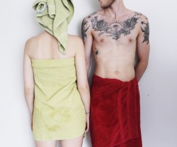 uremysweetapocalypse:  about wet towels &amp; beards 