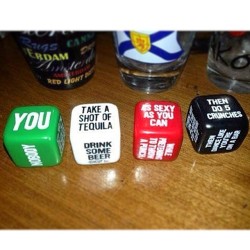 tipsybartender:  Best dice game ever! #dice #booze
