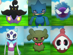 silverjays:  Halloween ghosts giveaway! In celebration of both Halloween, and my nearing 100 followers, I’ll be giving away 12 Shiny pokemon!  Rules:  You don’t have to be following me. Likes and Reblogs count, but only one of each will get an entry! 
