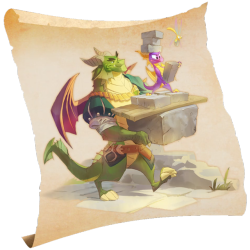 crocosec: Concept art from the credits of the first part of Spyro Reignited Trilogy. By   Nicholas Kole   &amp; Devon Cady-Lee   