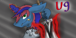 malikoathkeeper-pony:  UG Vesus Storyteller!!!!  MERC VS GUARD!!!Ug a trained mercenary wielder of the great sword and arcane arts, when he is trying he can crush whole buildings, and with a ruthless demeanour can his opponent stop the relentless onslaugh