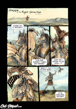 infiniteblu4:  furrypornxxx:  enjoy :)  Horse cock comic   The name isÂ â€˜Steppe in the Right Directionâ€™ byÂ 
