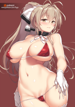 fuyahana:  Isuzu Sento from Amagi Brilliant Park, Patreon’s May 2017 Reward. See the uncropped NSFW previews on Pixiv ► https://www.pixiv.net/member_illust.php?mode=medium&amp;illust_id=65919659 May 2017 Patrons get all the uncensored versions. Support