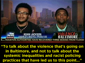 ctron164:  redrubied:  mediamattersforamerica:  It takes a lot of patience to talk to a condescending Fox host about race in America. Kudos to these Baltimore community leaders for a job well done.   ☝