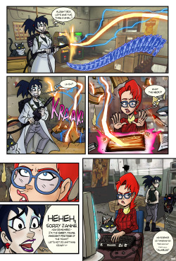 dacommissioner2k15:  Meson Mishap!!————————————  COMMISSIONED ARTWORK done by: TheEyzMasterConcept and idea: me————————–A commissioned mini-comic with Kylie, Pagan, and Jeanie from the IDW Ghostbusters comic series.