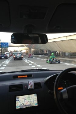 dorkly:  Mario Kart IRL Lay off the gas pedal,