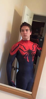 allofthelycra:  lalycradude:  Spider boy…yumm   Follow me for more hot guys in lycra, spandex, and other sports gear