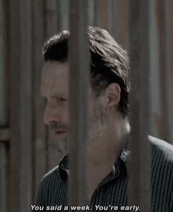 negangifs:   Rick Grimes and Negan in The Walking Dead  Season 7 Episode 4  | Service