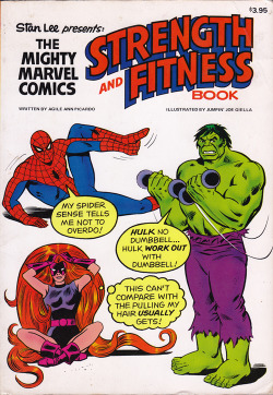The Mighty Marvel Comics Strength and Fitness Book, Marvel Comics 1976 From a charity shop in Nottingham.