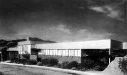 functionmag:  Ernest and Bertha Mosk House (Study for Steep Hillside Development) Los Angeles, CA Richard Neutra, 1933 