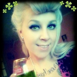 trisha-rockabilly:  #happy #saint #patricks #day ! #me #rockabilly #psychobilly #cheers #drink  #beer #greenday #dope #life #tats #tattooed #ink #inked #webstagram #swag #fashion #freak #ig23 #igers #tagsforlikes #tweegram #instagood #hashtagwhore #tflers