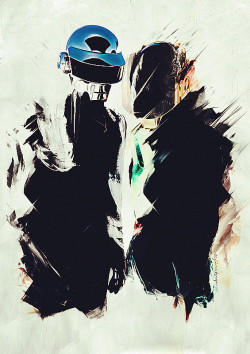 eijiretsuya:  DAFT PUNK - Speed of SoundI am painting with relax, so it take a few days to complete.will be available for printing on T-shirts and tote bag.© 2014 EIJI RETSUYA All Rights Reserved. 