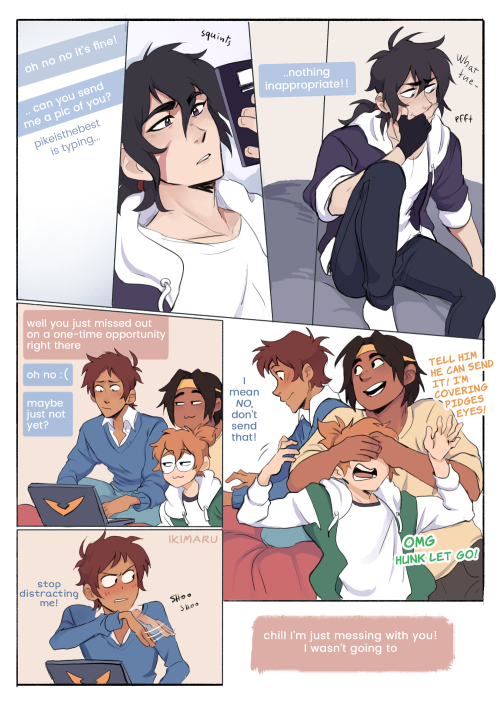 VR/college AU part 5!now with more sassy Keith 😌👌 enjoy!  first | &lt; part 4 | part 6 &gt;