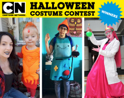 Winners for best Adventure Time costumes! 