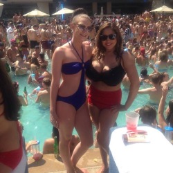 funbaggery:  No way of knowing she had the biggest breasts at the pool that day, but if I was a betting man…