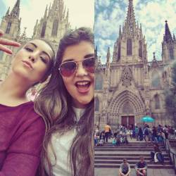 #Barcelona #barcelonacathedral #selfie #me #sisterselfie  (at Barcelona Cathedral)