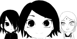 bhavna-madan:  Sarada’s too cute for all your hate. I just redid that adorable Sakura GIF from Naruto SD