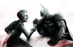 latanieredecyberwolf:  Batman  by Mighty God Of Thunder  Very nice!!!