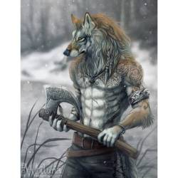 Love this!!! I&rsquo;ve adjusted liked wolves. I can&rsquo;t wait to have my wolf tattoo touched up and add more to it!! 🐺 #wolf #viking #warrior #fenrir #norse