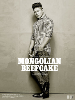 melaninmuscle: ”Mongolian Beefcake” Khuslen Saruultuya by David Vance for HUF Magazine