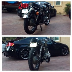 Before And After On My Cafe Racer Project.. #Cb350F #Cb350 #Honda #Motorcycle #Caferacer