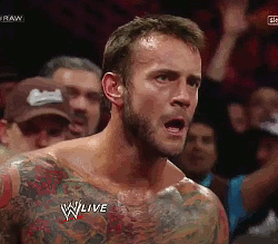 theduchessofdecency:  Just some gifs of CM Punk breathing heavy and flicking his tongue, no biggie