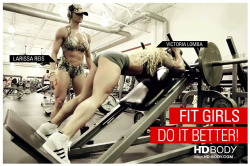Hdbody:  Fit Girls Do It Better! Larissa Reis &Amp;Amp; Victoria Lombamore: Www.facebook.com/Hdbody