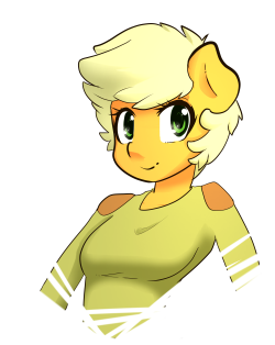 sidenart:  acharmingpony:  Sparkling Cider bust doodle. A Character from Siden (blog link). She cute.  I find that I really like drawing Cider’s hair but I think I just found something I like even more…Seeing OTHER peoples renditions of her hair