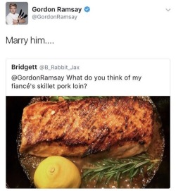 thetequiladiaries:  kaligay: REBLOG RARE POSITIVE GORDON  Reblog and your cooking will be found acceptable by Gordon Ramsey.